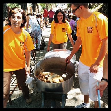 Comida en el paseo